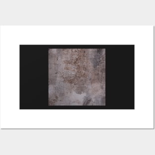 Weathered concrete wall Posters and Art